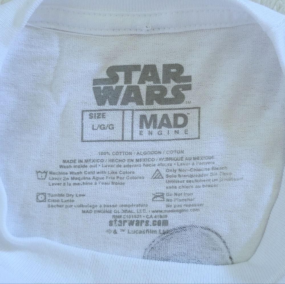 MAD😡 Engine Star Wars Darth Vader and AT-AT Walker Graphic Tee👕 - Picture 6 of 11